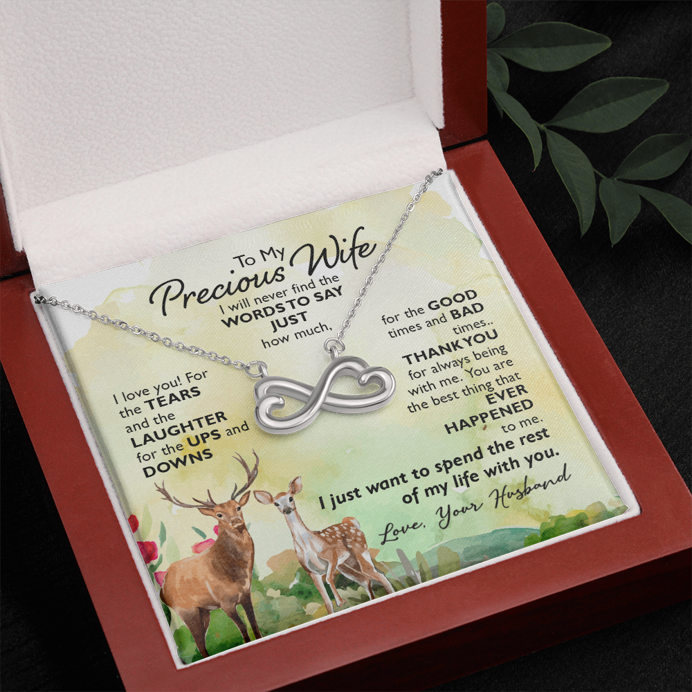 To My Precious Wife Endless Love Necklace