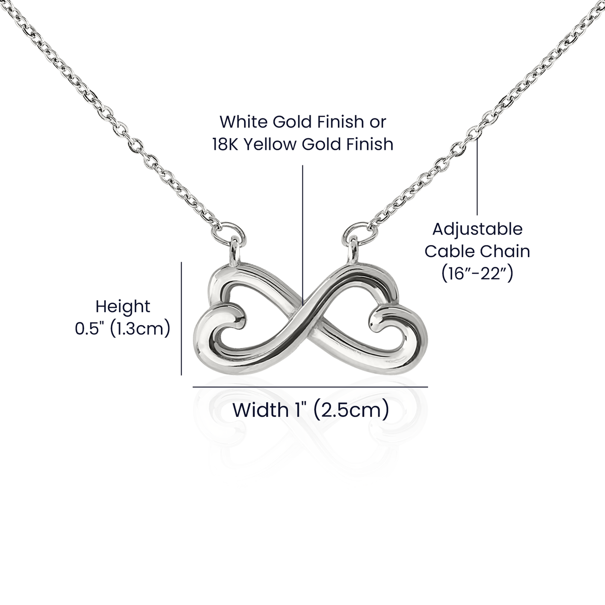 To My Precious Wife Endless Love Necklace