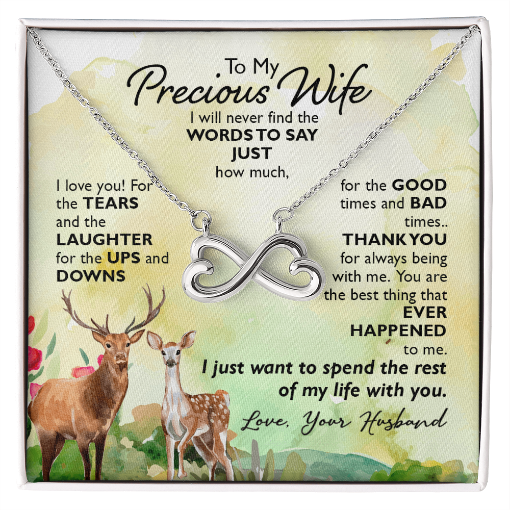 To My Precious Wife Endless Love Necklace
