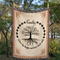 Family Roots, Celtic Tree Woven Blanket
